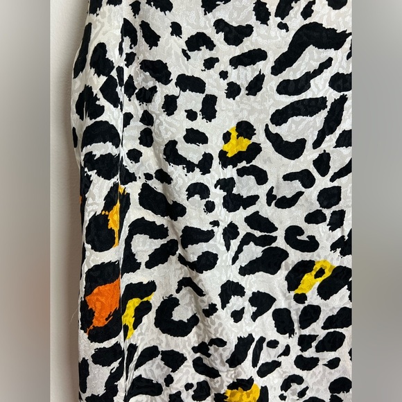 Silks by St. Gillian Vintage Leopard Print Silk Top with Matching Kimono - Picture 9 of 15